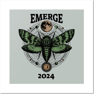 Emerge 2024-Celestial Cicada Posters and Art